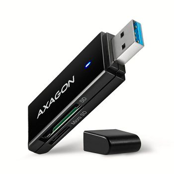 AXAGON CRE-S2N card reader USB-A 3.2 Gen 1, SD, microSD - black CRE-S2N