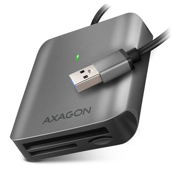 AXAGON CRE-S3 External card reader USB-A 3.2 Gen 1, 3-slot, SD/microSD/CF, UHS-II CRE-S3