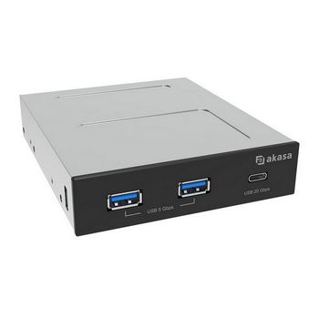 Akasa AK-ICR-36 USB 3.2 Gen 2 Typ C Panel - black AK-ICR-36