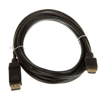 InLine DisplayPort zu HDMI Konverter Kabel, schwarz - 3m 17183