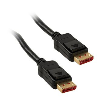 InLine 8K (UHD-2) DisplayPort Kabel, schwarz - 1m 17201P