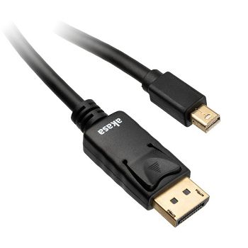 Akasa Mini DisplayPort to DisplayPort 1.4 Kabel - 2m AK-CBDP22-20BK