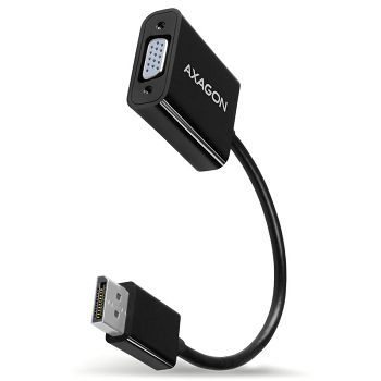 AXAGON RVD-VGN DisplayPort auf VGA Adapter, WUXGA - schwarz RVD-VGN