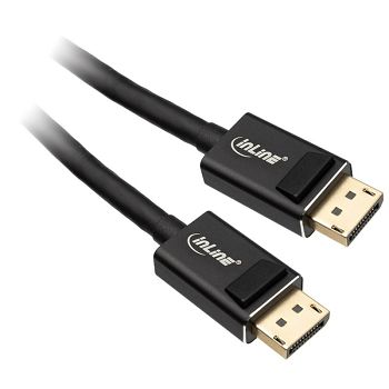 InLine DisplayPort 2.0 Kabel, 8K4K UHBR, schwarz - 1m 15401P