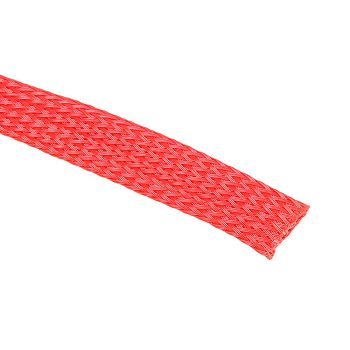 Techflex Flexo PET Sleeve 13mm - red, 1m PTNO.50-RD