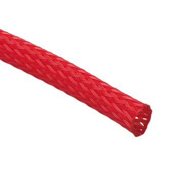 Techflex Flexo PET Sleeve 9mm - red, 1m PTN0.38-RD