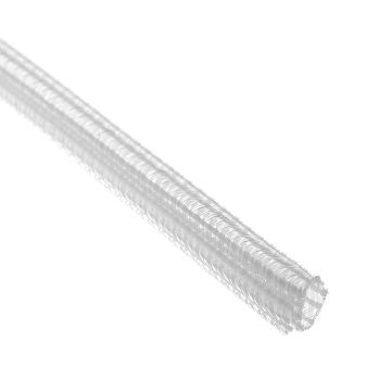 Techflex F6 Sleeve 6,4mm - transparent/weiß, 1m F6N0.25-CW