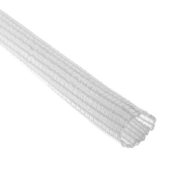 Techflex F6 Sleeve 9,5mm - transparent/weiß, 1m F6N0.38-CW