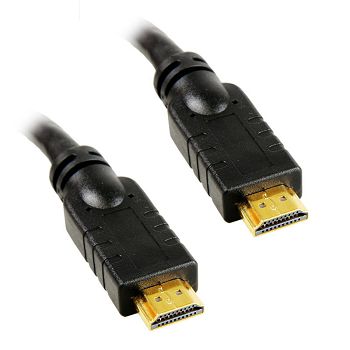 InLine HDMI Kabel High Speed mit Ethernet, schwarz - 2m 17002P