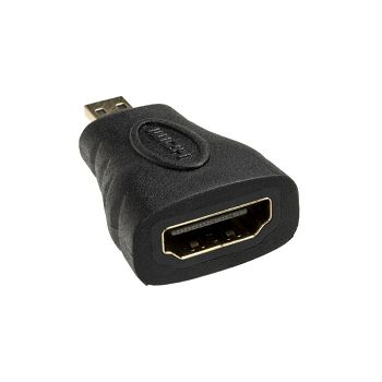Akasa HDMI socket to Micro HDMI adapter UHD 4K at 60Hz AK-CBHD22-BK