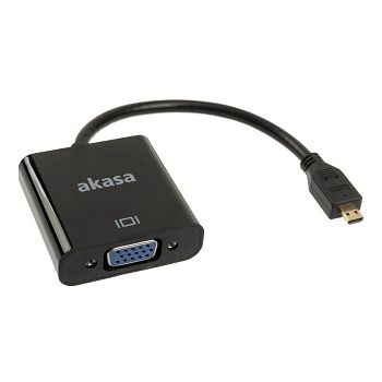 Akasa Micro HDMI to VGA Konverter Adapter AK-CBHD21-15BK