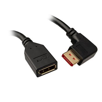 InLine DisplayPort Adapterkabel, 8K4K, rechts gewinkelt - 0,15m 17159R