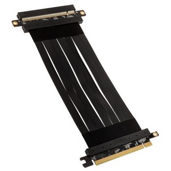 Akasa Riser Black X2 Mark IV, premium PCIe 4.0 x16 riser cable, 20 cm - black AK-CBPE03-20B