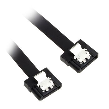 Akasa Proslim SATA 3 Kabel 50cm gerade - black AK-CBSA05-50BK