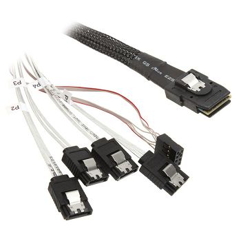 SilverStone SST-CPS03 Mini-SAS zu SATA Kabel - 50 cm SST-CPS03