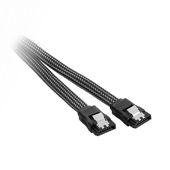 CableMod ModMesh SATA 3 Cable 30cm - carbon CM-CAB-SATA-N30KC-R