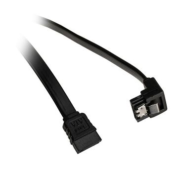 Akasa SATA cable 6 GB/s, angled, 100 cm AK-CBSA09-10BK