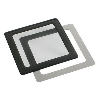 DEMCiflex dust filter 80mm, square - black/black DF0002