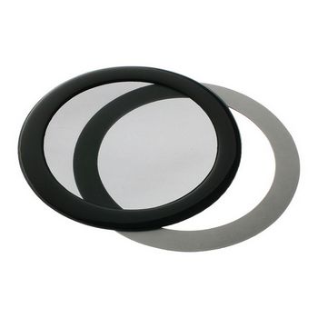 DEMCiflex dust filter 92mm, round - black/black DF0015