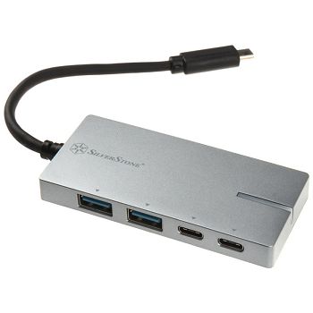 SilverStone SST-EP09C USB 3.1-C -Port - silber SST-EP09C