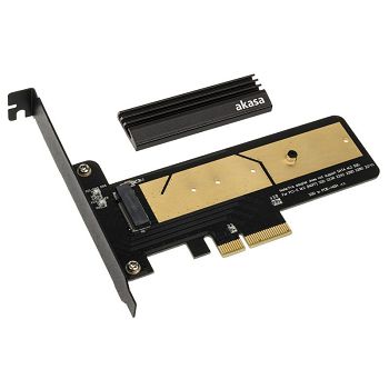 Akasa M.2 X4 PCI-E 3.0 adapter card - black PCB AK-PCCM2P-02