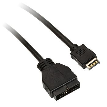 Kolink Internes USB 3.1 Typ C auf USB 3.0 Adapterkabel - 25cm, schwarz PGW-AC-KOL-012
