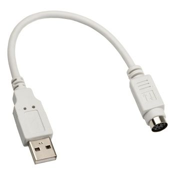 InLine USB Adapter Kabel, USB Stecker A auf PS/2 Buchse - 0,2m 33102