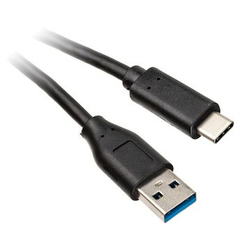 InLine USB 3.2 Gen.2 Kabel, Typ C auf A Stecker/Stecker, schwarz - 0,5m 35716
