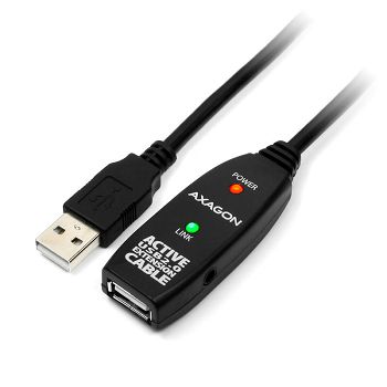 AXAGON ADR-205 active USB extension cable, USB 2.0, USB-A to USB-A - 5m ADR-205