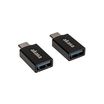 Akasa Typ A auf Typ C USB-Adapter - 2 Stück AK-CBUB62-KT02