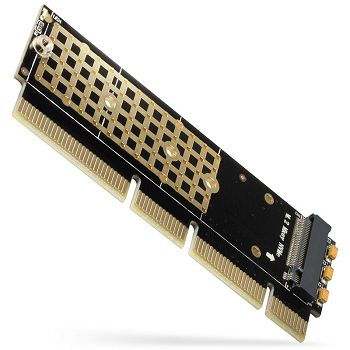 AXAGON PCEM2-1U PCI-E 3.0 16x - M.2 SSD NVMe, up to 80mm SSD, low profile 1U PCEM2-1U