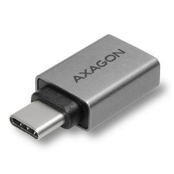 AXAGON USB-C 3.1 M to USB-A F adapter, aluminum - black RUCM-AFA