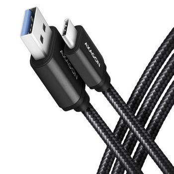 AXAGON BUCM3-AM10AB Kabel USB-C auf USB-A 3.2 Gen 1, schwarz - 1m BUCM3-AM10AB