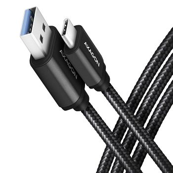 AXAGON BUCM3-AM15AB Kabel USB-C auf USB-A 3.2 Gen 1, schwarz - 1,5m BUCM3-AM15AB