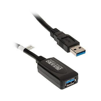InLine USB-A 3.2 Gen.1 Verlängerung, USB-A auf USB-A, schwarz - 5m 35650