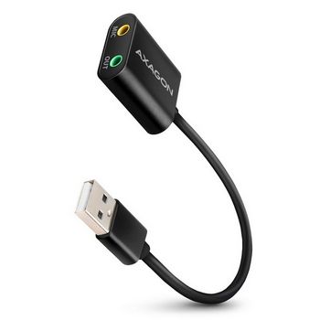 AXAGON ADA-12 USB 2.0, stereo audio mini adapter, 15 cm cable length ADA-12