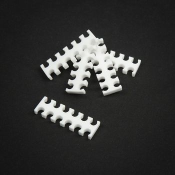 King Mod Service 12-Slot Kabelkamm 4mm groß - weiß - 5er Set ZUUV-120