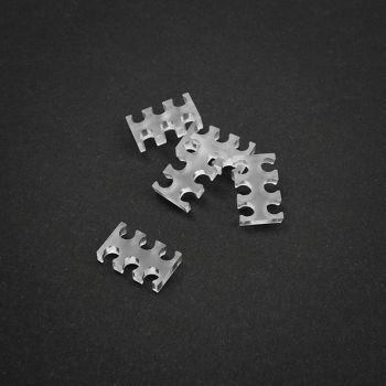 King Mod Service 6-Slot Kabelkamm 3mm klein - klar - 5er Set ZUUV-172