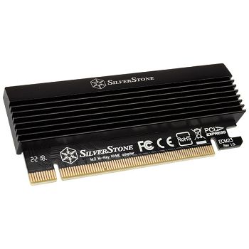 SilverStone SST-ECM23, PCI-E x4 to M.2 adapter with cooler SST-ECM23