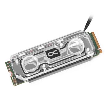 Alphacool HDX Apex M.2 2280 SSD Cooler, ARGB - Acryl 11969