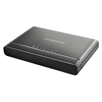 AXAGON ADSA-CC USB-C 10Gbps - NVMe M.2 SSD & SATA 2.5"/3.5" SSD/HDD CLONE MASTER 2 ADSA-CC