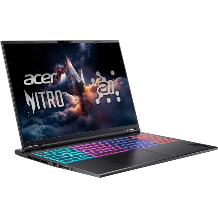 Acer Nitro 16S AI (AN16S-61-R4NP) (black, AMD Ryzen AI 9 365, NVIDIA GeForce RTX 5060, 32 GB DDR5, 1 TB (1 TB SSD), Windows 11 Home) - German - DE Layout