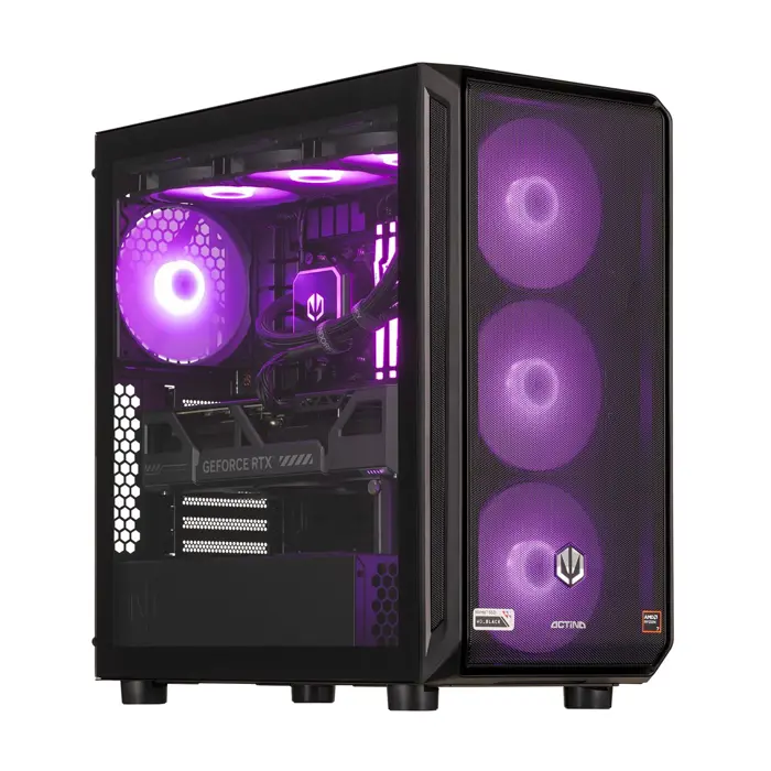 Actina 5901443411970 PC AMD Ryzen™ 9 9900X 32 GB DDR5-SDRAM 2 TB SSD NVIDIA GeForce RTX 5090 Windows 11 Home Midi Tower Black