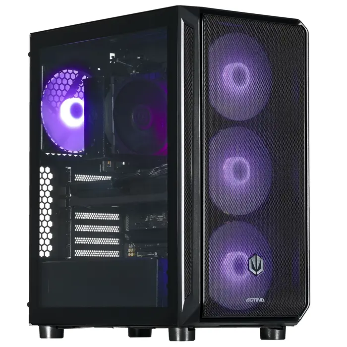 Actina 5901443414704 PC AMD Ryzen™ 7 8700F 32 GB DDR5-SDRAM 2 TB SSD AMD Radeon RX 9070 Midi Tower Black