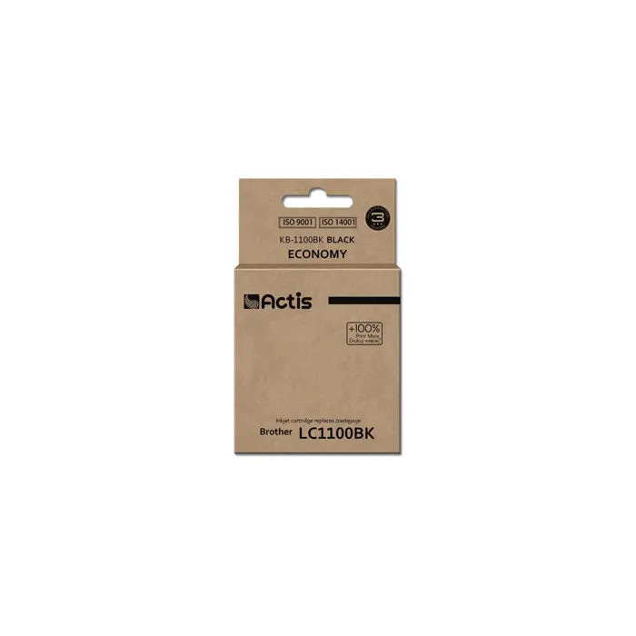 Actis KB-1100Bk Ink Cartridge (replacement for Brother LC1100BK/980BK; Standard; 28 ml; black)