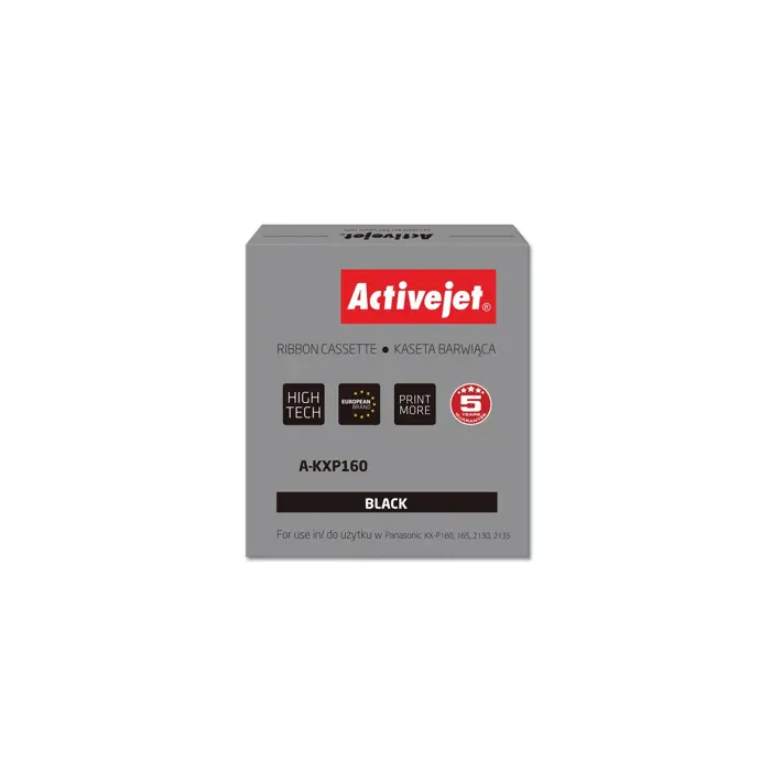 Activejet A-KXP160 Ink ribbon (replacement for Panasonic KXP160; Supreme; 3.000.000 characters; black)