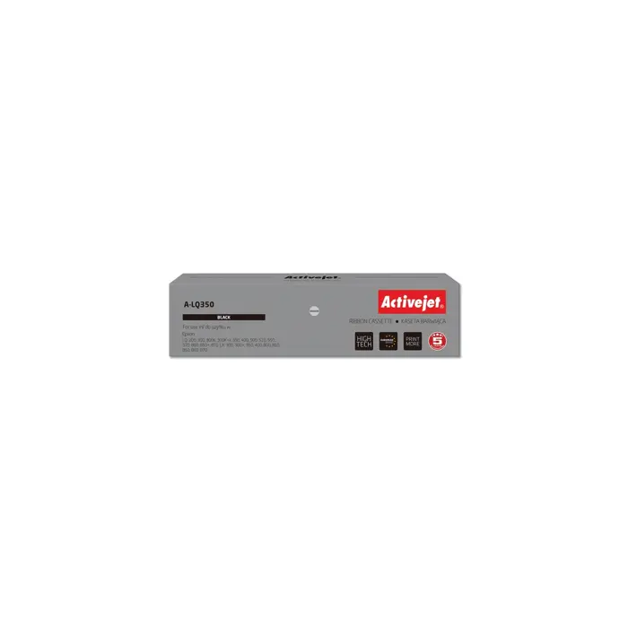 Activejet A-LQ350 Ink ribbon (Replacement for Epson S015633; Supreme; 2.500.000 characters; black)