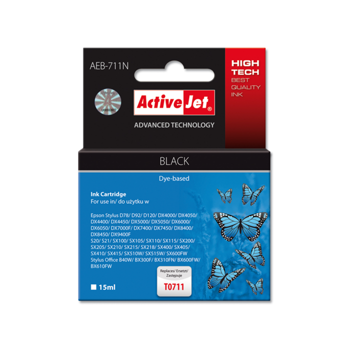 ActiveJet black ink Epson T0711