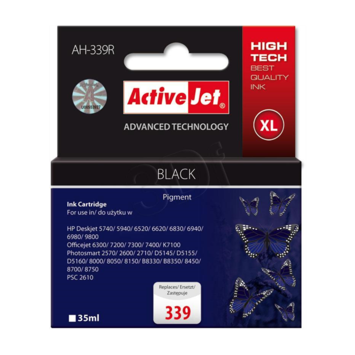 ActiveJet Black Ink HP C8767EE 339