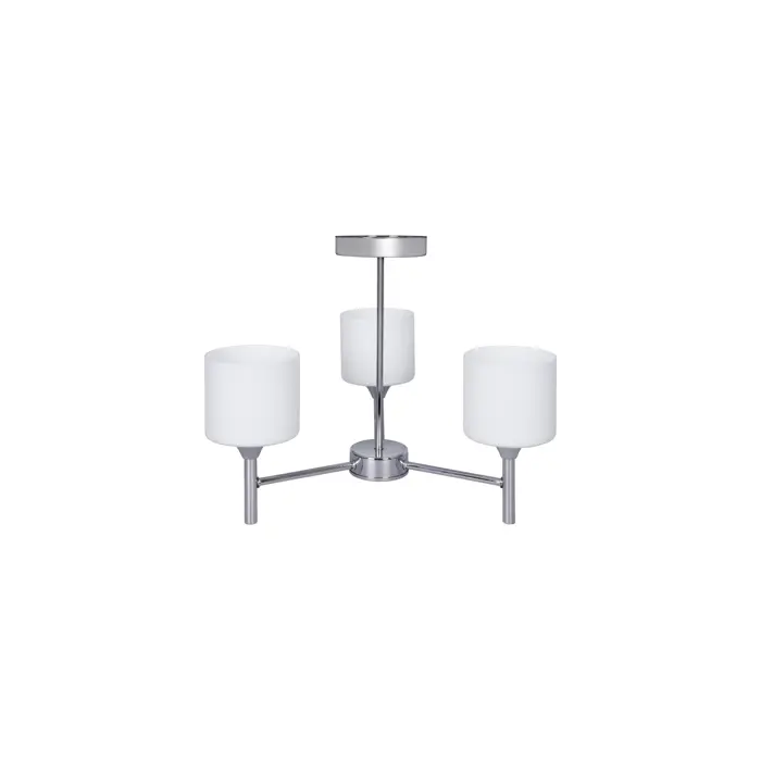 Activejet Classic chandelier pendant ceiling lamp MIRA chrome triple 3xE27 for living room